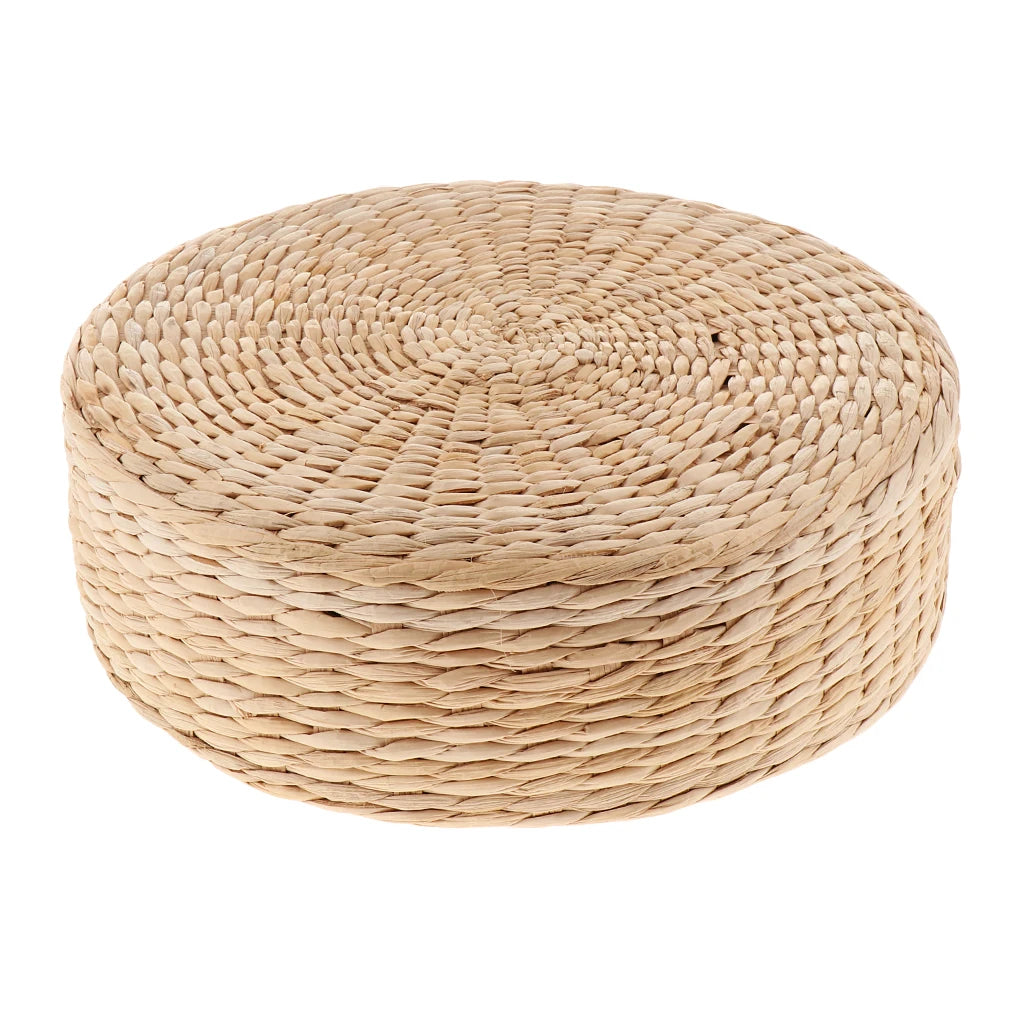 Pouf en Rotin Plat | SOLEIL