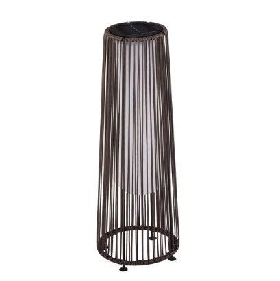 Lampadaire rotin marron