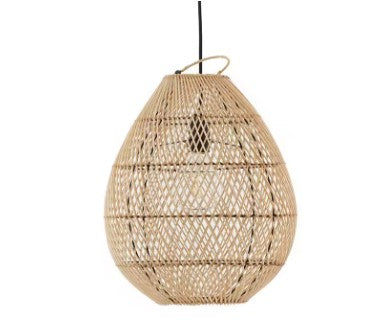 Suspension rotin rétro