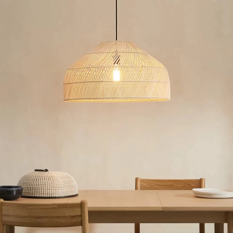 suspension rotin cuisine