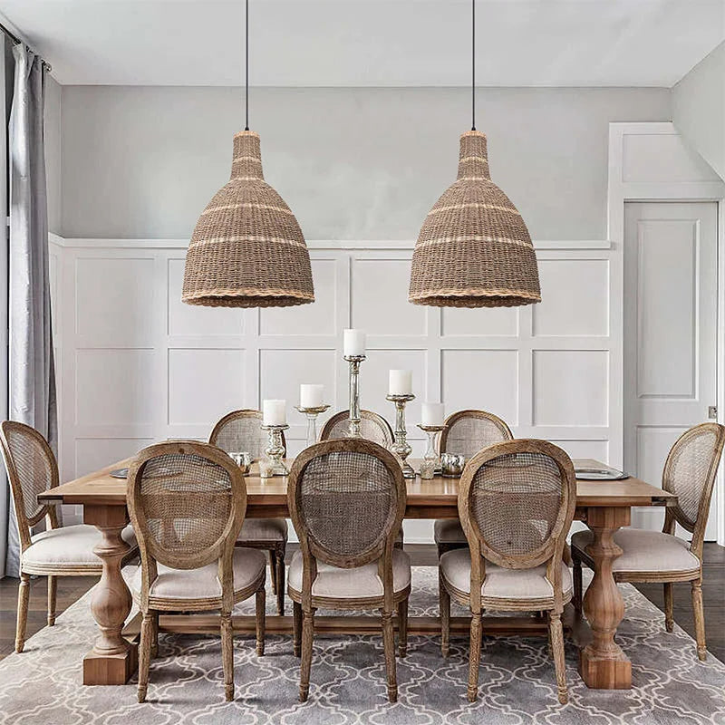 Suspension Rotin Longue | ALLURE