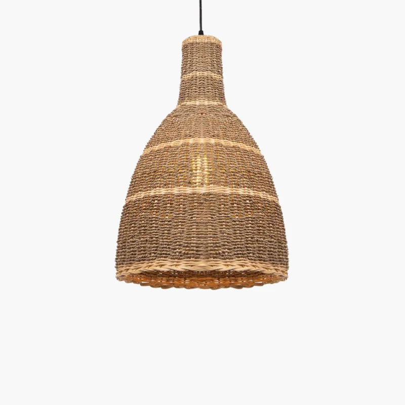 Suspension Rotin Longue