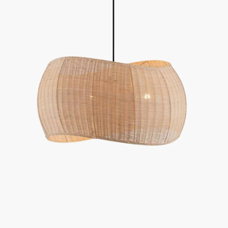 Suspension Rotin Nuage