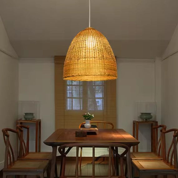 Suspension rotin Natura Dôme