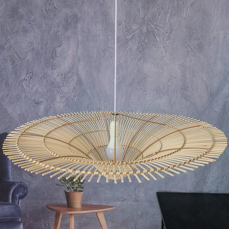 Suspension Rotin Plate