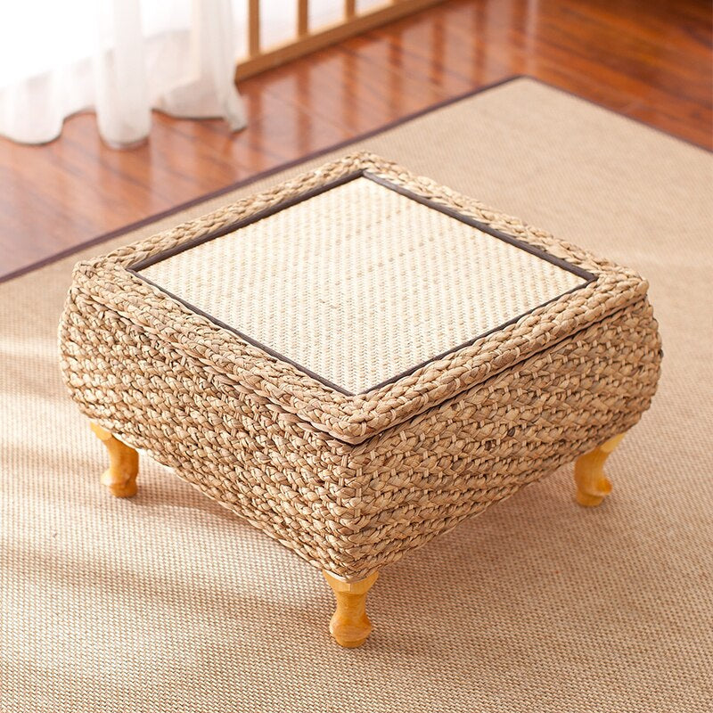 Table Basse en Rotin Coffre | SELENA