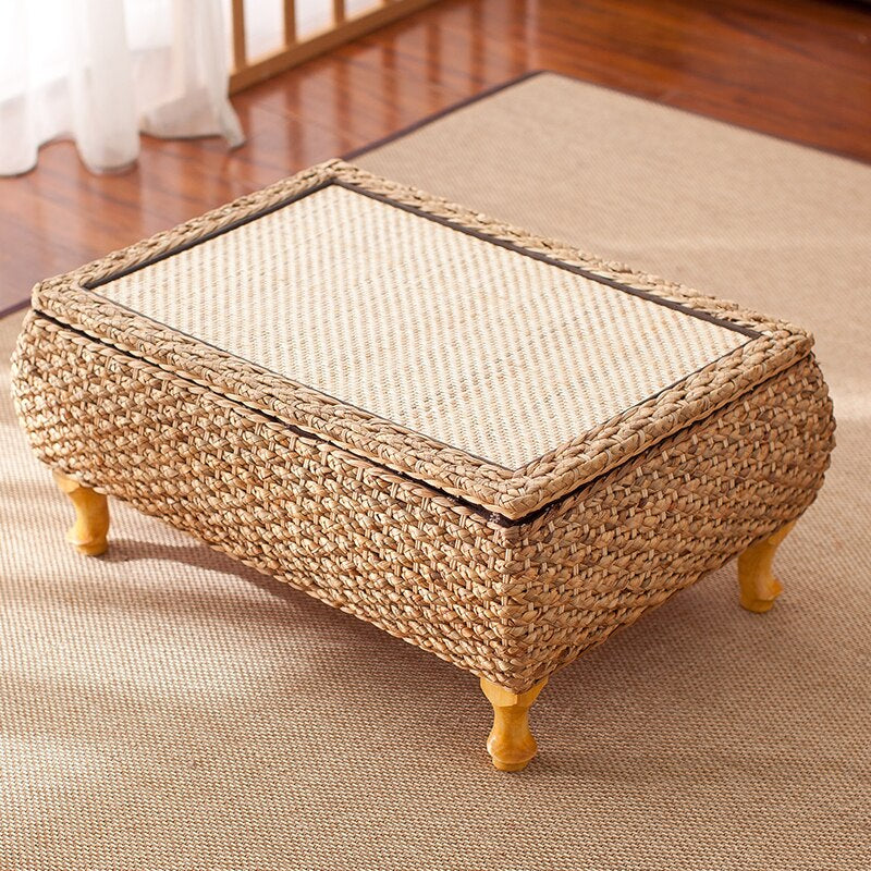 Table Basse en Rotin Coffre | SELENA