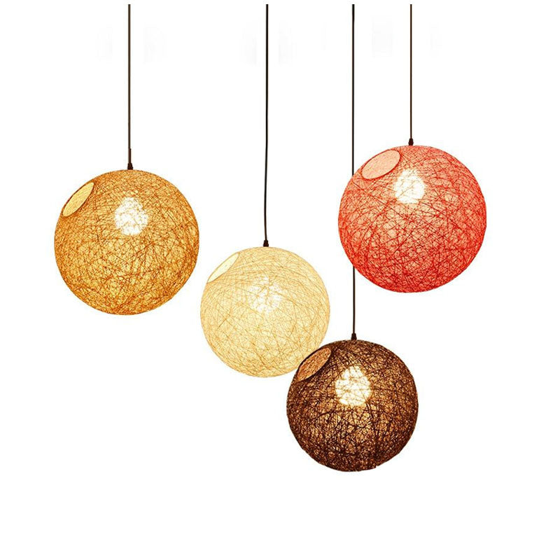 petite suspension en rotin