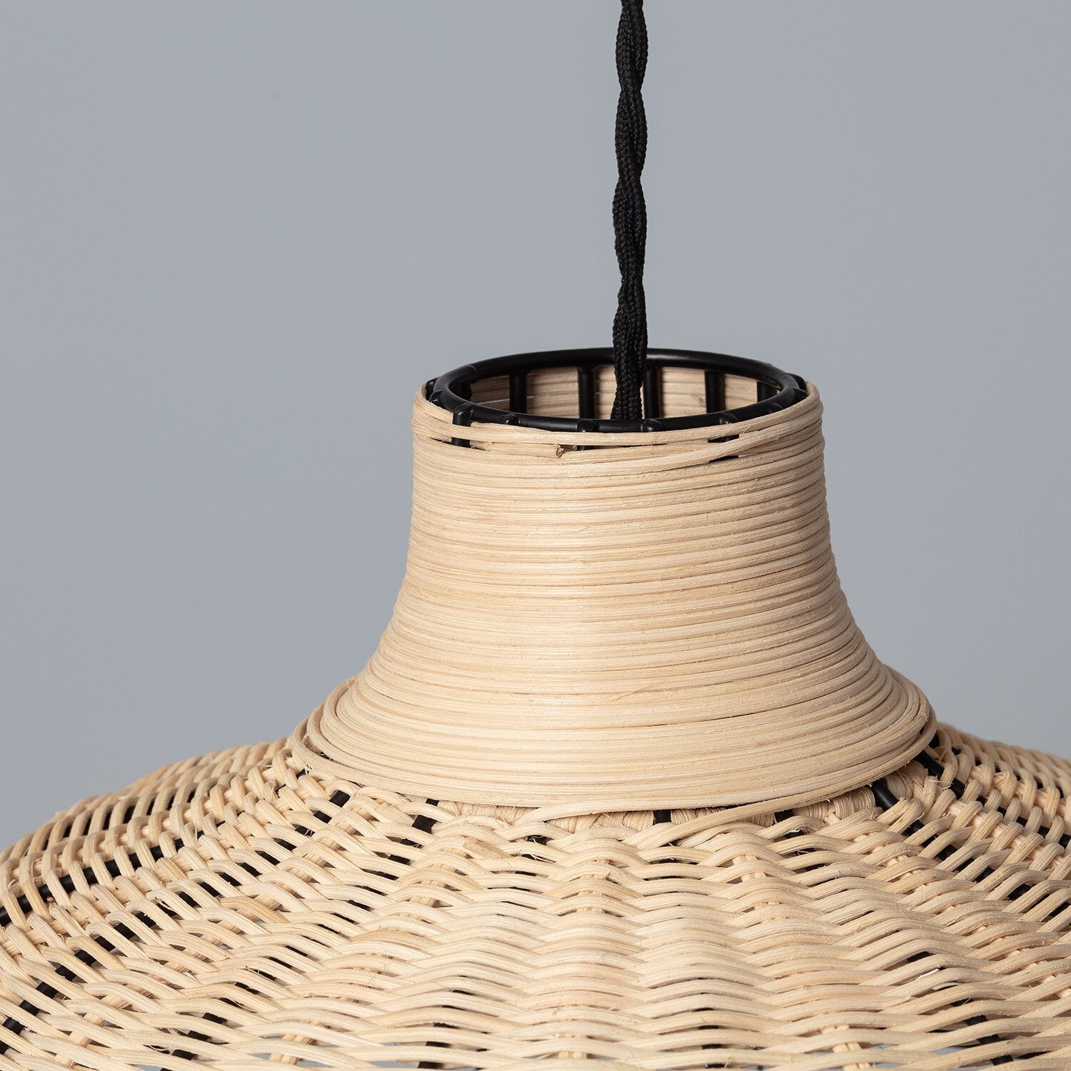 Suspension Osier & Métal | HARMONIE