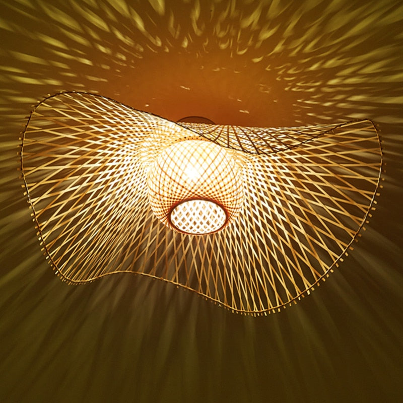 Plafonnier Rotin Salon | ONDÉA