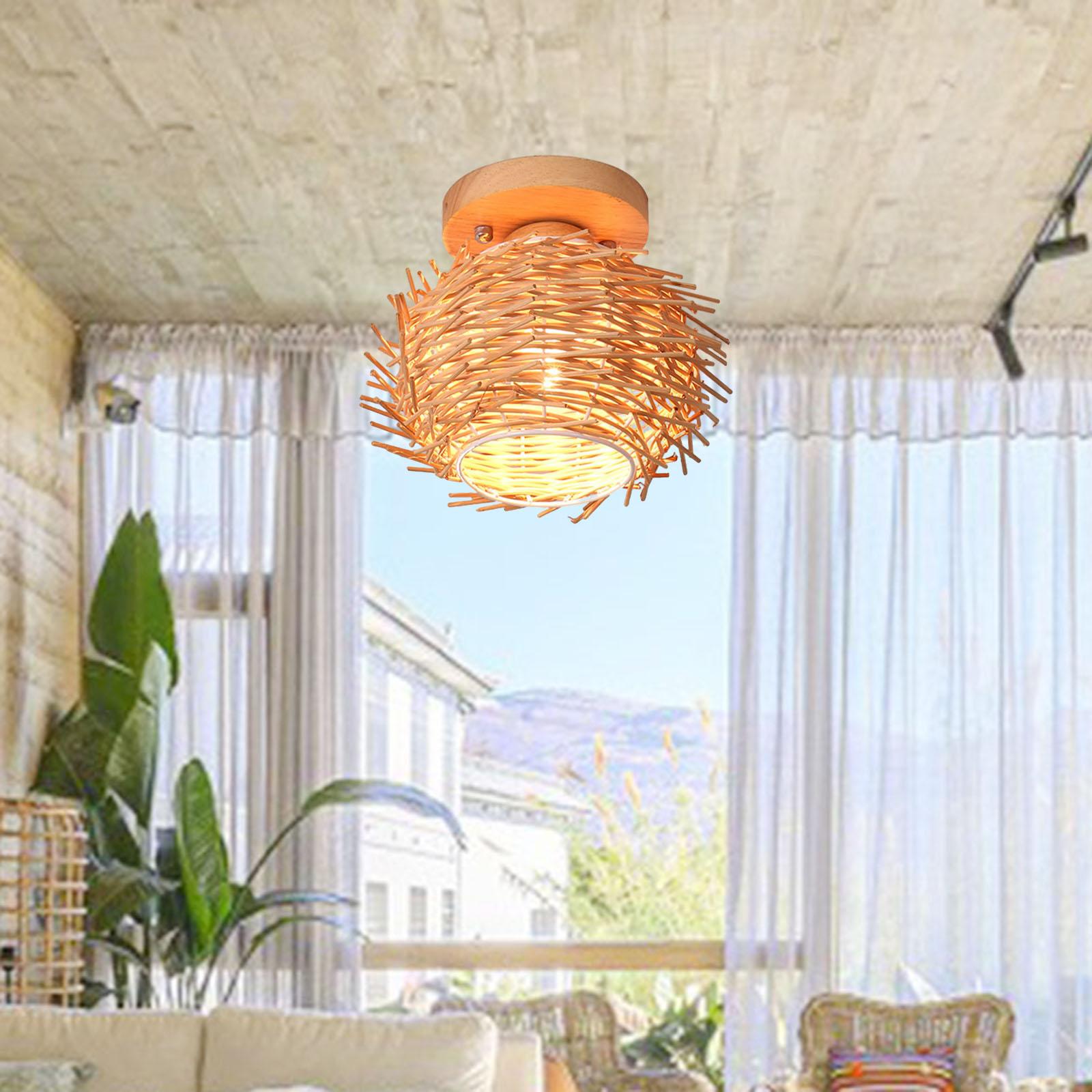 Plafonnier Rotin Cuisine | ALY