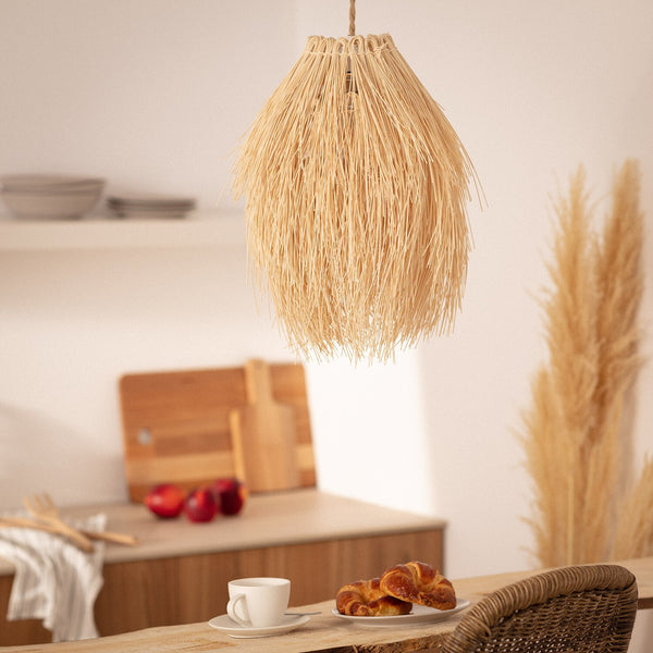Suspension Paille Rotin | AURA ZEN