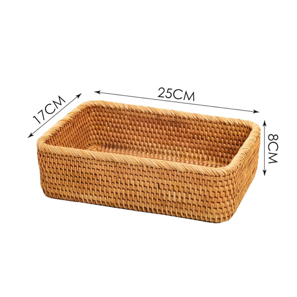 Panier en Rotin Rectangulaire