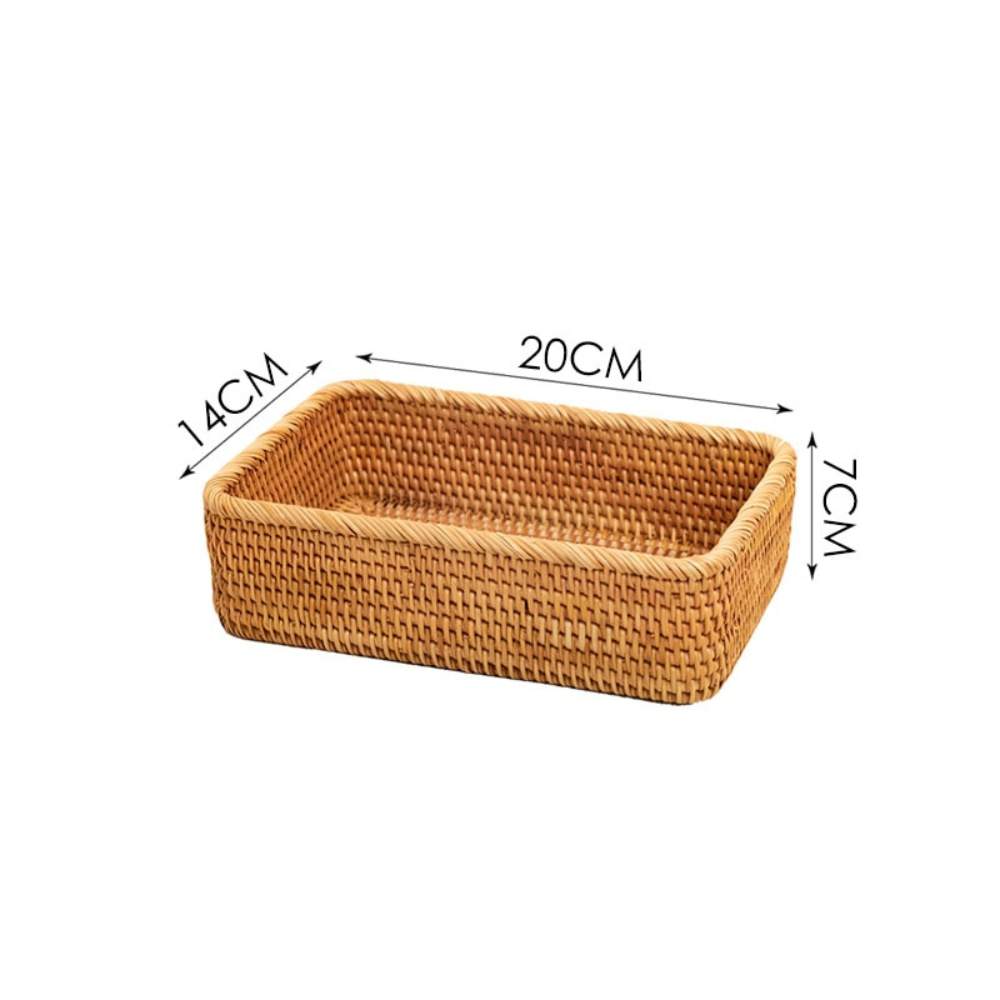 Panier en Rotin Rectangulaire