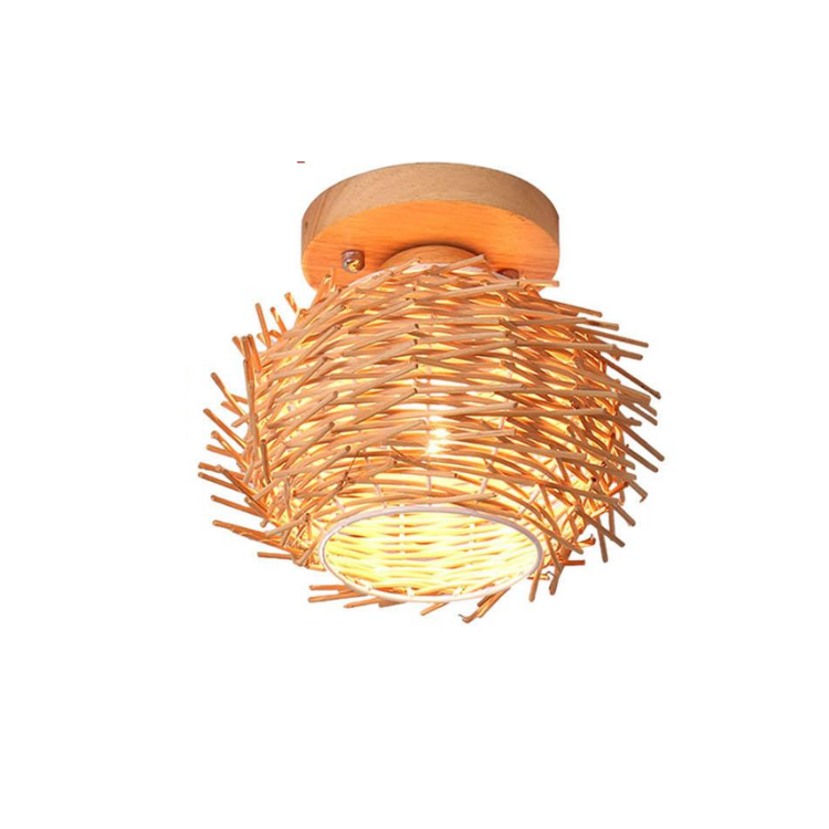 Plafonnier Rotin Cuisine