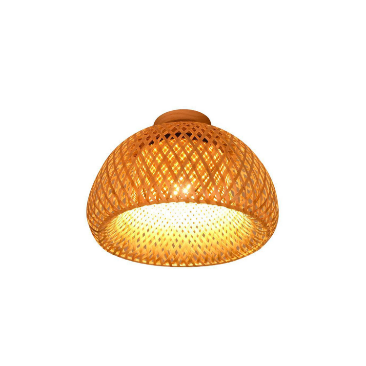 Plafonnier Rotin Salle de Bain