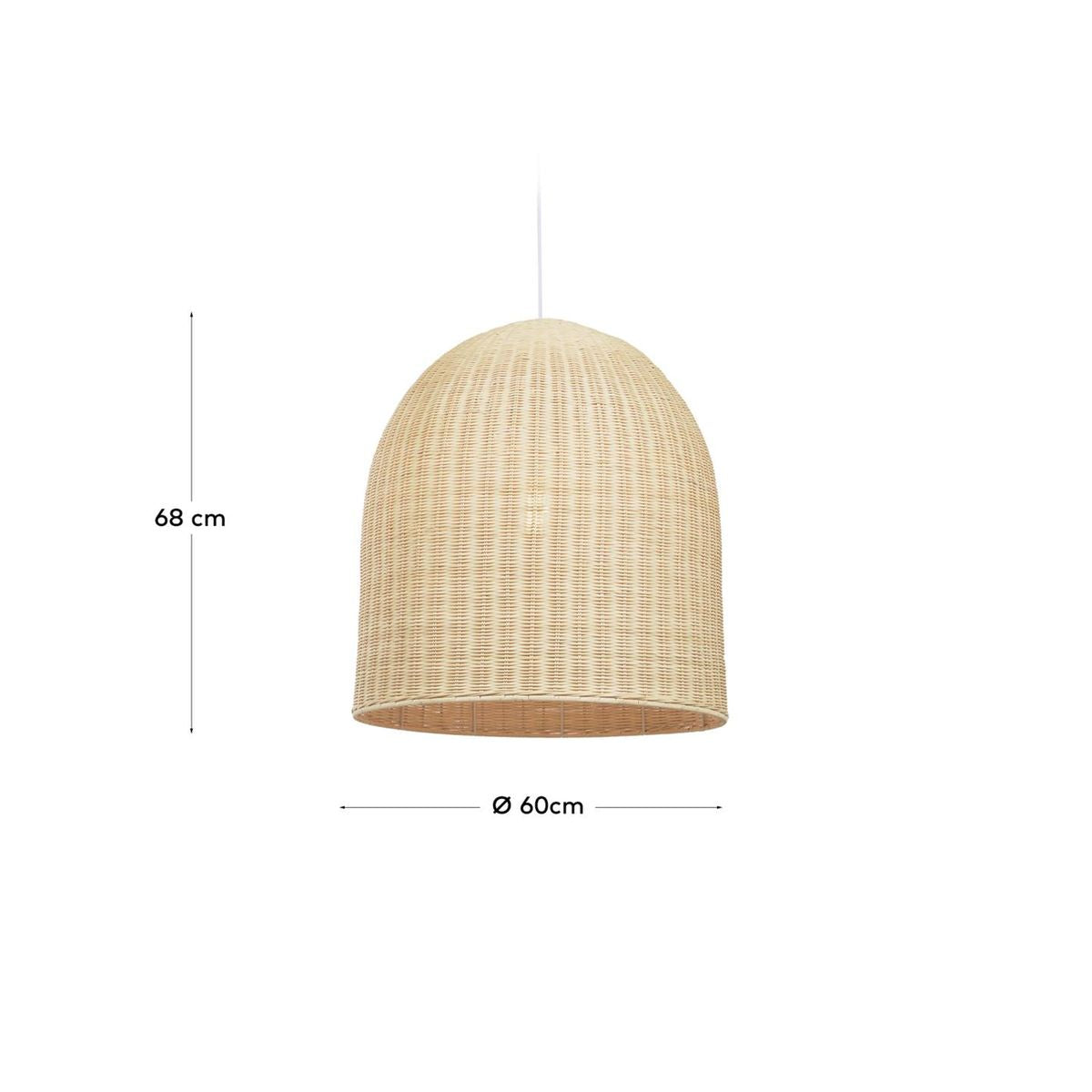 Abat-jour Rotin Cloche | DRUCIANA