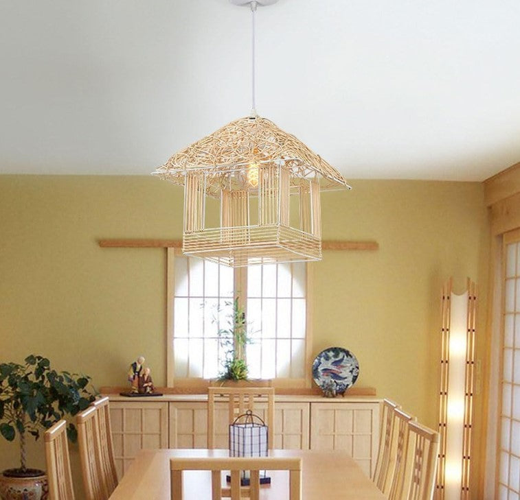 Suspension rotin cage