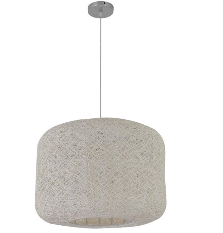 Suspension rotin gris