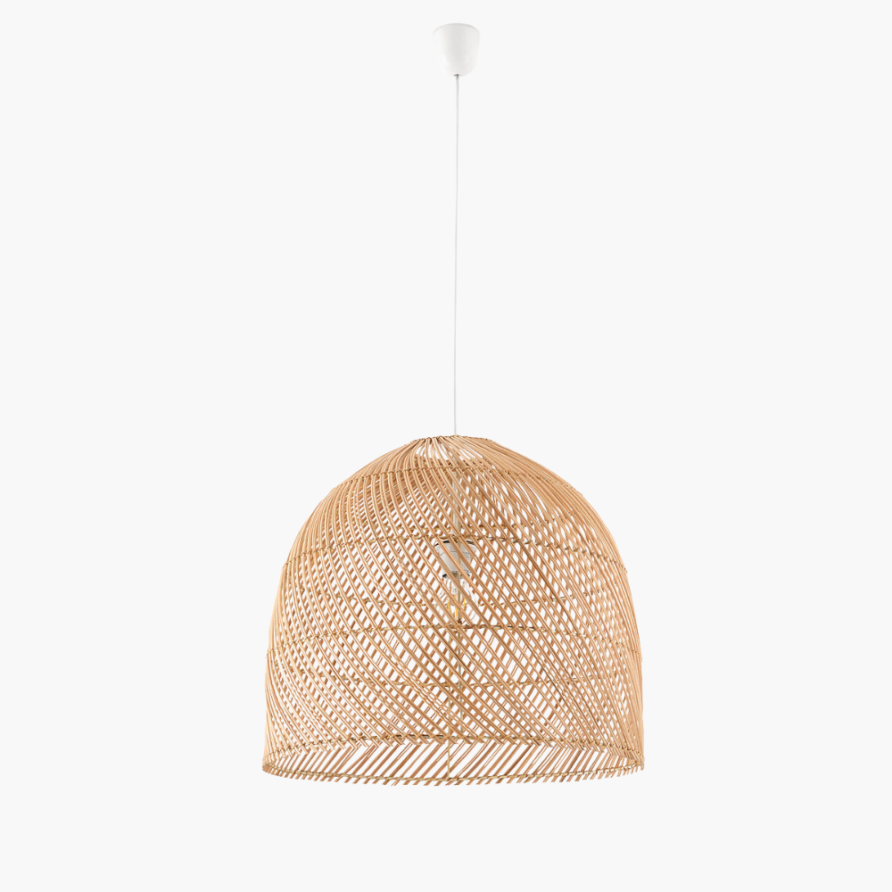 Suspension Rotin Cloche | DANKIA