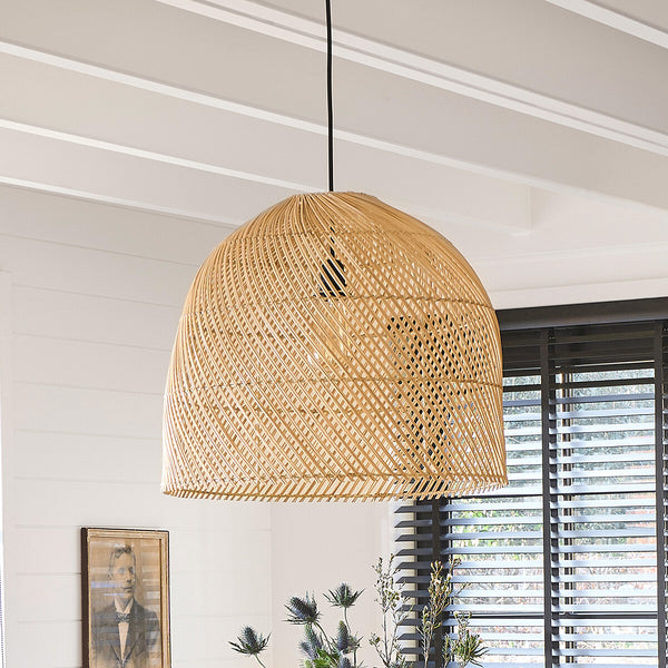 Suspension Rotin Cloche | DANKIA