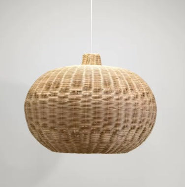 Suspension en rotin naturel