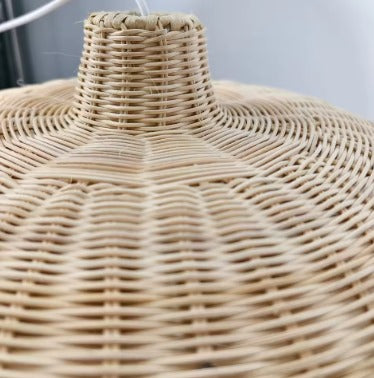 Suspension en rotin naturel