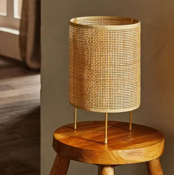 Lampe en rotin élégant