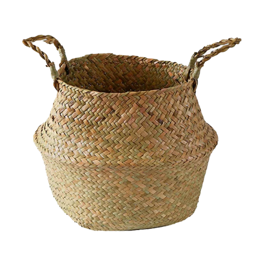 panier rotin cache pot