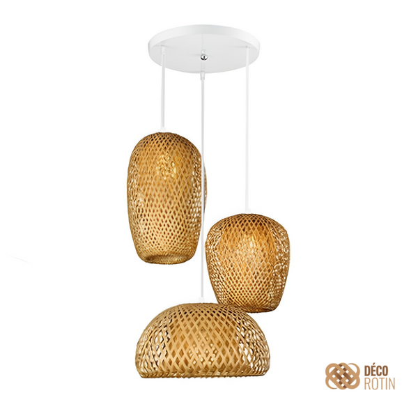 Suspension Bambou Triple | LIANA
